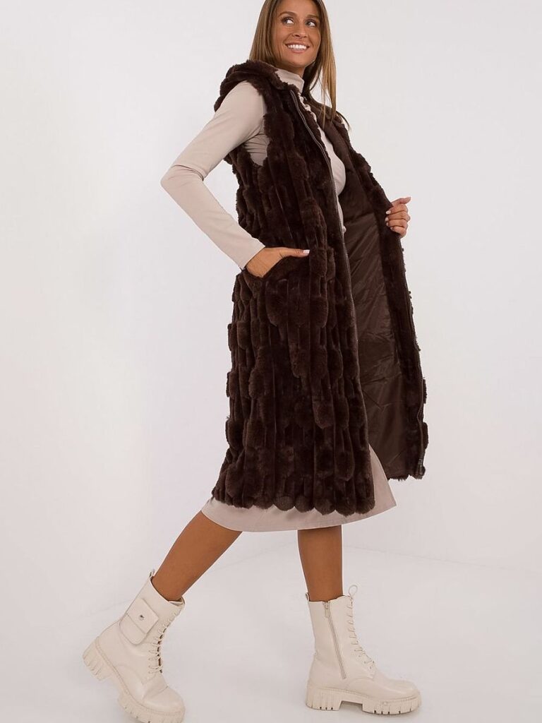 Kamizelka Model AT KZ 2368 1 07 Dark Brown