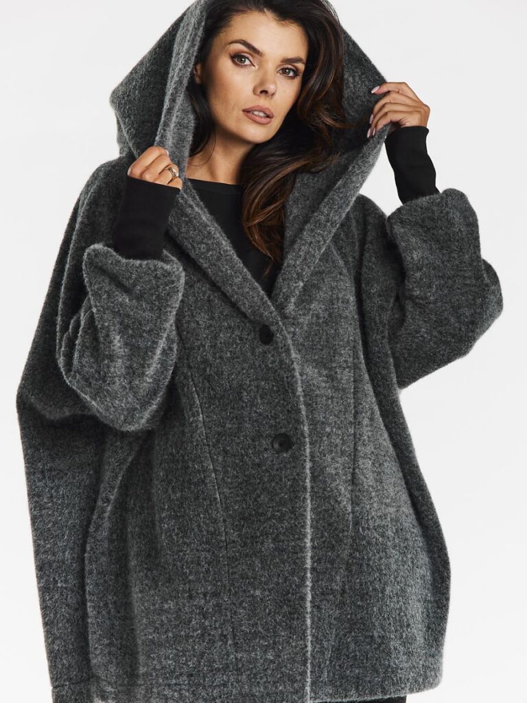 Płaszcz damski Model A681 Grey awama