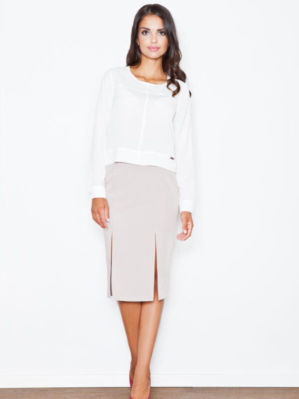 Spódnica Model 399 Beige - Figl