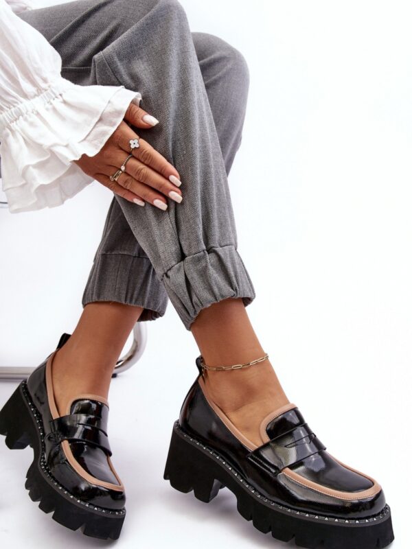 Mokasyny Model DA MR870-32 Black - Step in style