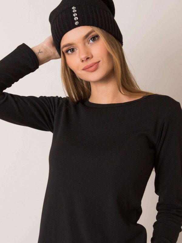 Czapka Damska Model JK-CZ-13.65 Black - Rue Paris