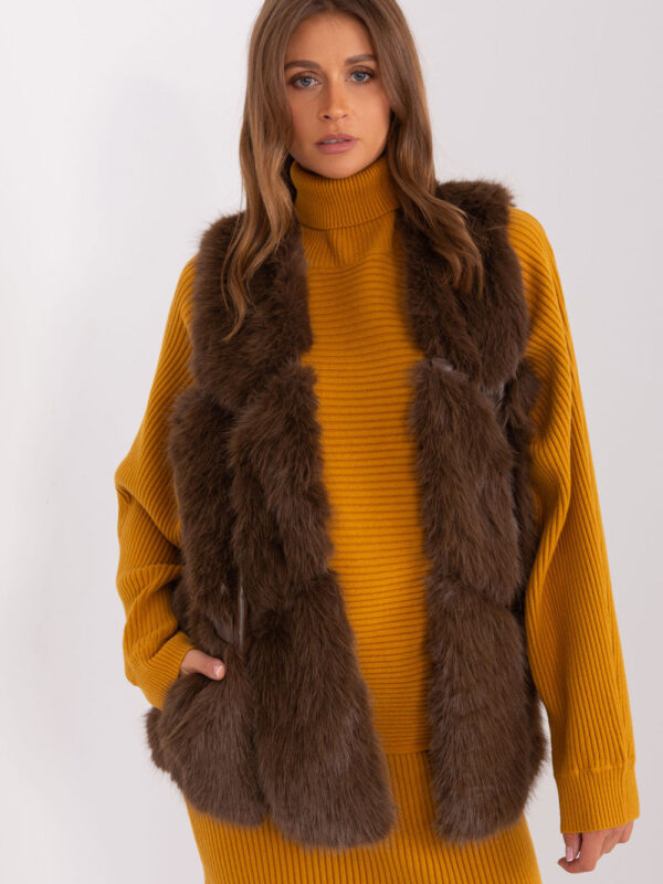 Kamizelka Model AT-KZ-2375.00P Dark Brown - AT