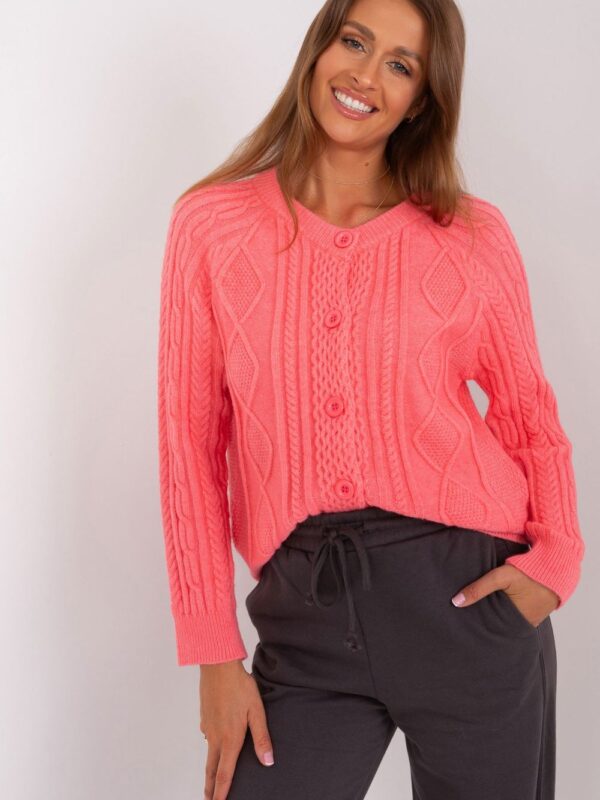 Sweter Damski Model AT-SW-2346-2.99P Coral - AT