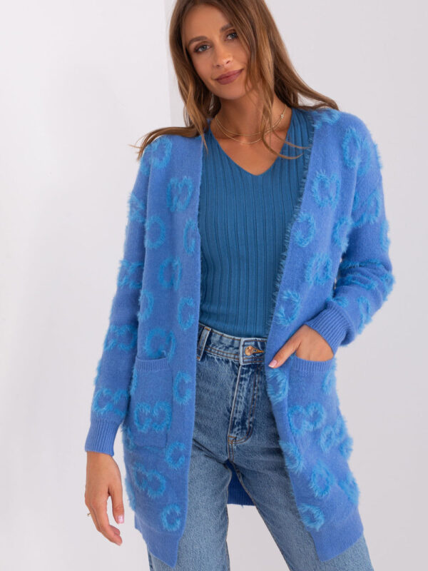 Sweter Kardigan Model AT-SW-234502.38X Blue - AT
