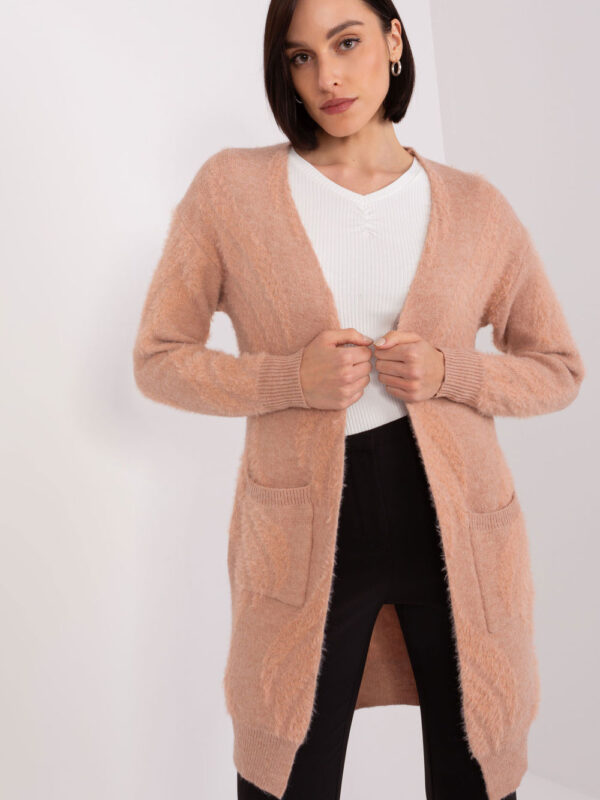 Sweter Kardigan Model AT-SW-234501.00P Brzoskwinia - AT