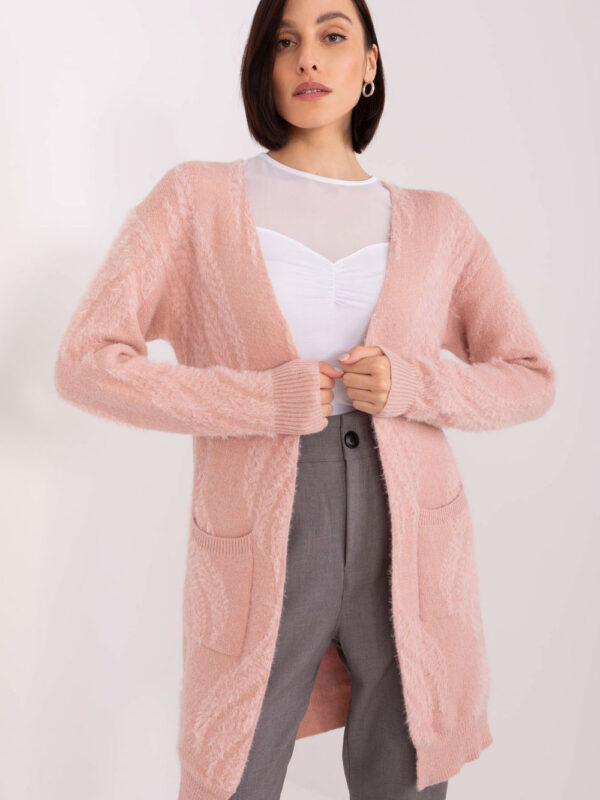 Sweter Kardigan Model AT-SW-234501.00P Light Pink - AT