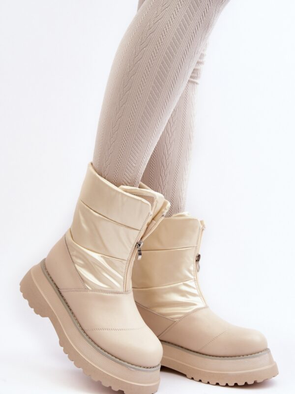 Śniegowce Model GOE MM2N4079 Beige - Step in style