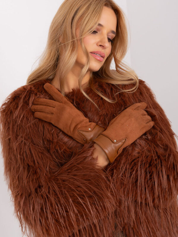 Rękawiczki Model AT-RK-239507.53P Light Brown - AT