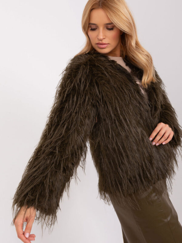 Kurtka Damska Model AT-KR-2359.96P Khaki - AT