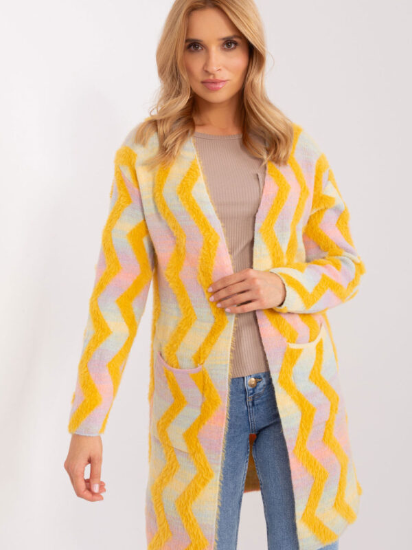Sweter Kardigan Model AT-SW-234701.34 Yellow - AT