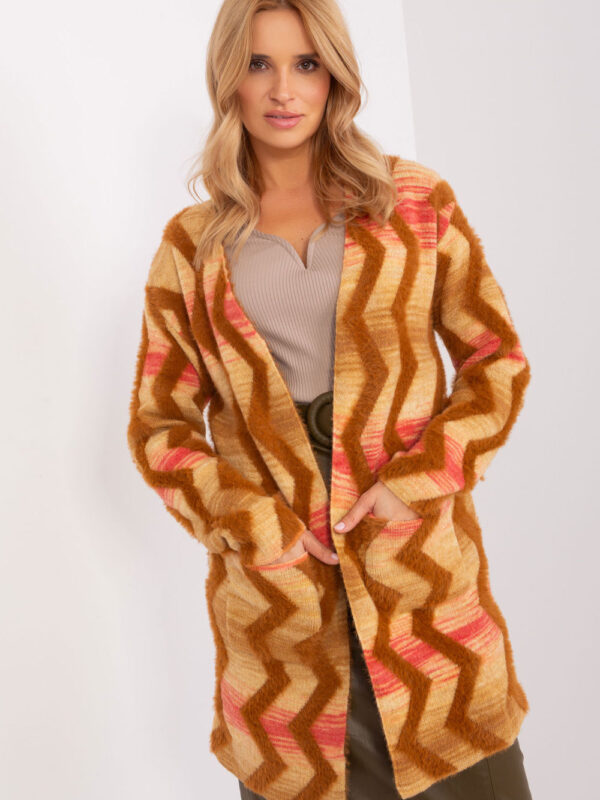 Sweter Kardigan Model AT-SW-234701.34 Camel - AT