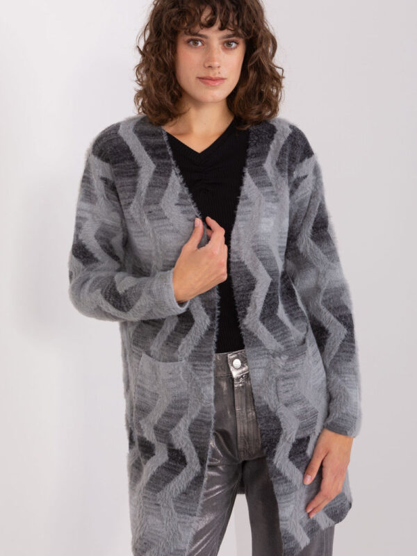 Sweter Kardigan Model AT-SW-234701.34 Grey - AT