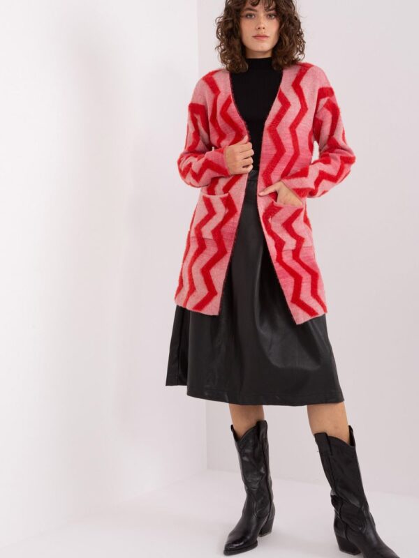 Sweter Kardigan Model AT-SW-234701.34 Red - AT