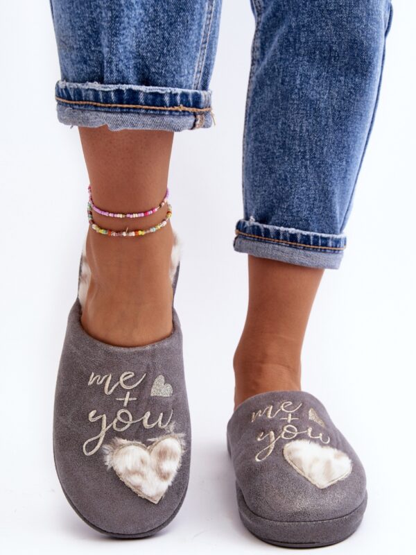 Kapcie Model Geraja MD6003 Grey - Step in style