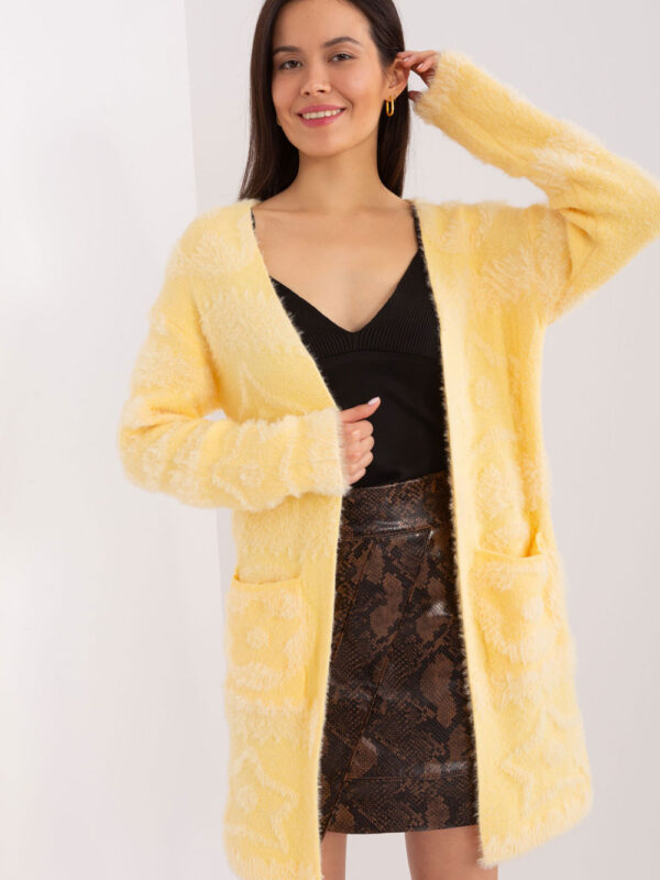 Sweter Kardigan Model AT-SW-234503.00P Light Yellow - AT