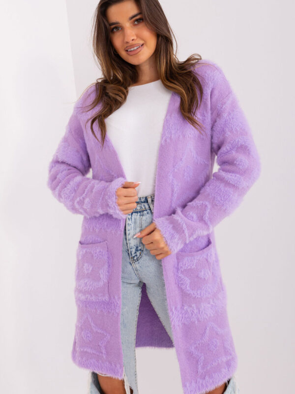 Sweter Kardigan Model AT-SW-234503.00P Light Violet - AT