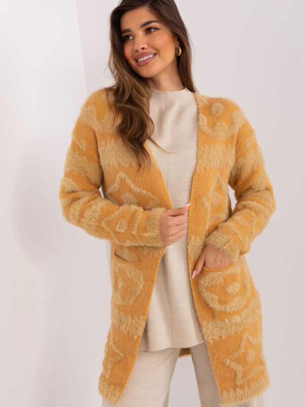 Sweter Kardigan Model AT-SW-234503.00P Camel - AT
