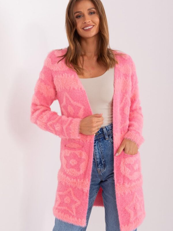 Sweter Kardigan Model AT-SW-234503.00P Pink - AT