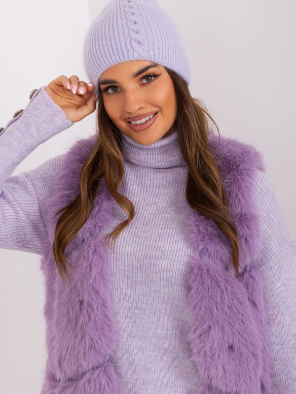 Czapka Model AT-CZ-2328.11P Light Violet - AT
