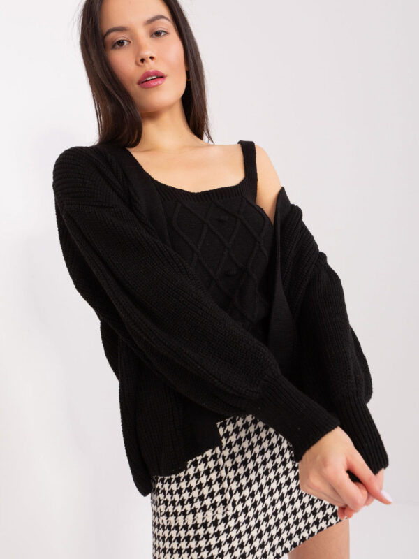 Sweter Komplet Model BA-KMPL-8019.20 Black - Badu
