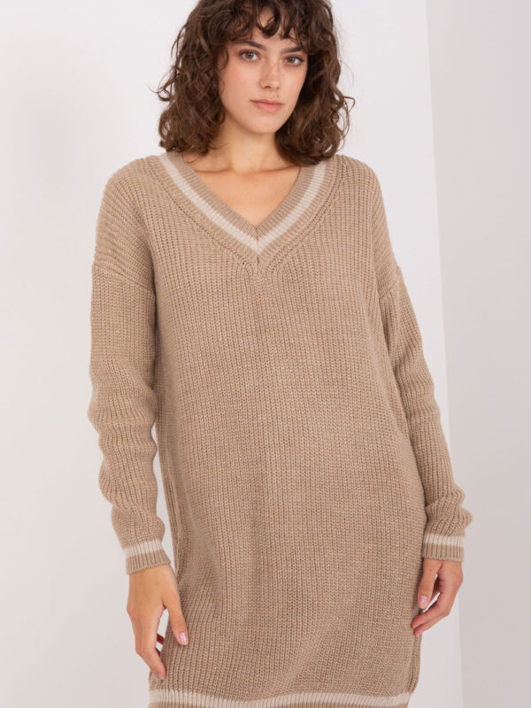 Sukienka Model BA-SK-8023-1.29X Dark Beige - Badu