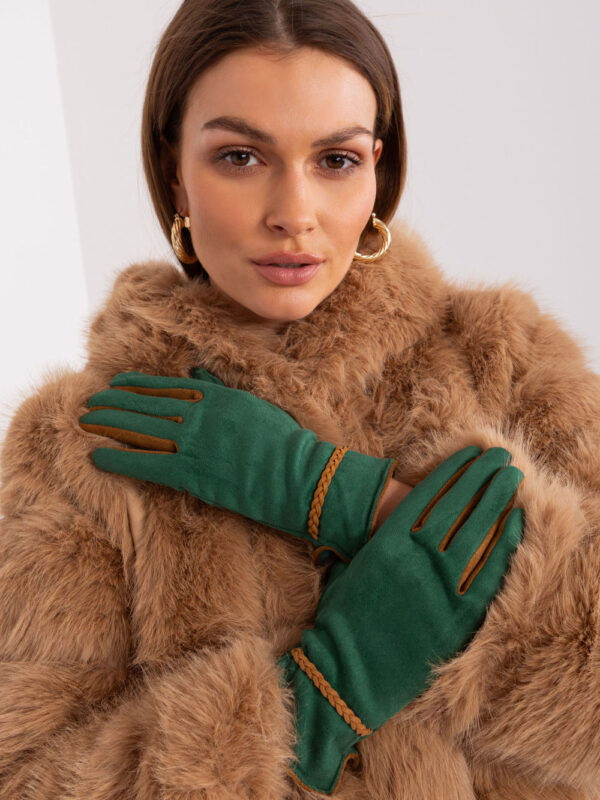 Rękawiczki Model AT-RK-238601.98 Dark Green - AT