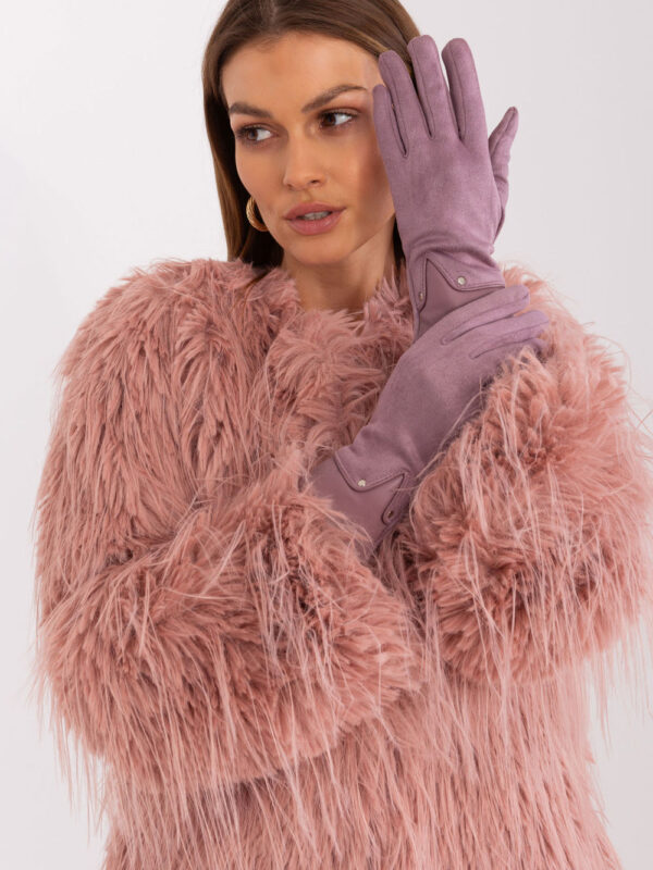 Rękawiczki Model AT-RK-239507.61P Violet - AT