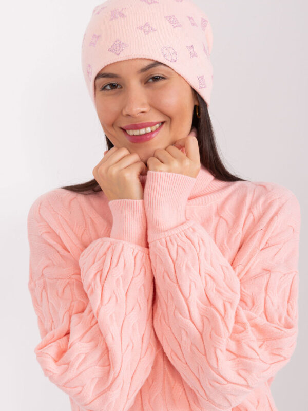 Czapka Model AT-CZ-2325.85 Light Pink - AT