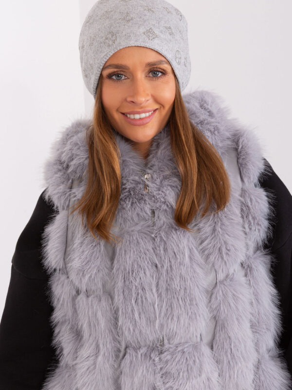 Czapka Model AT-CZ-2325.86 Grey - AT
