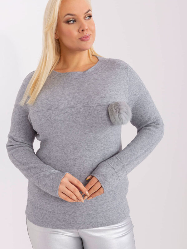 Sweter Damski Model PM-SW-PM-3706.10X Grey - Factory Price