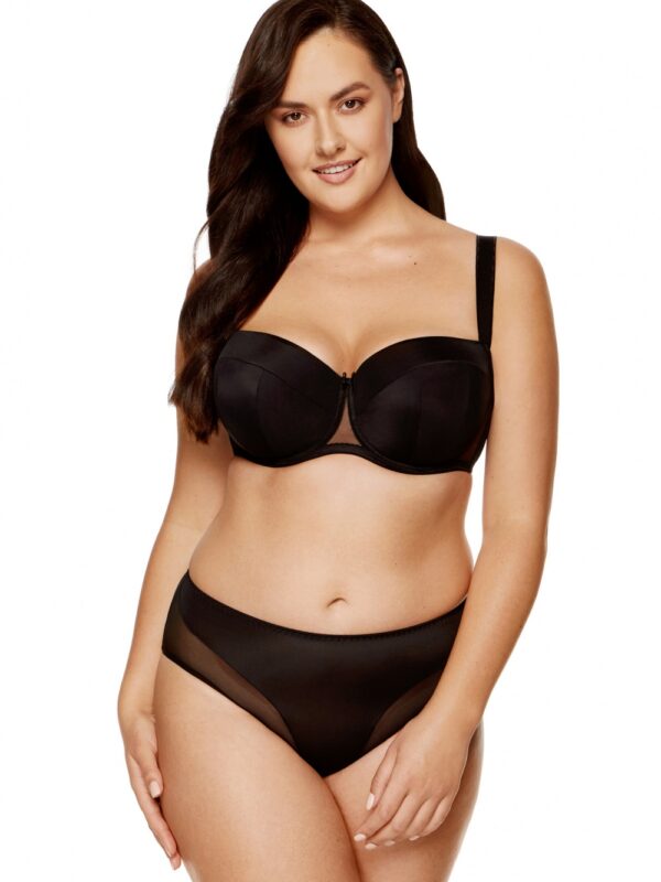 Biustonosz push up Biustonosz Usztywniany Model Zara B4 Black - Gorteks