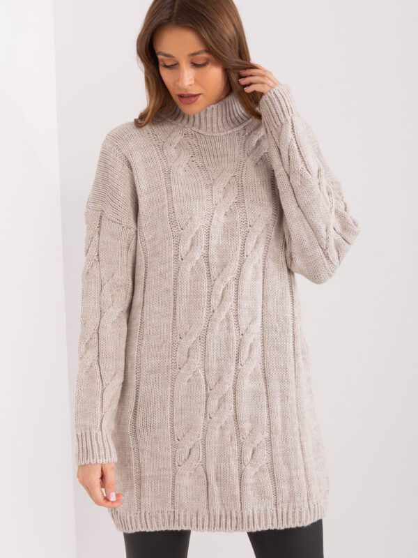 Sukienka Model LC-SK-1561.72P Beige - Rue Paris