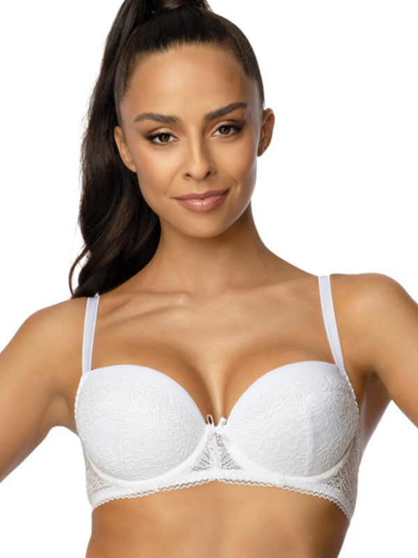 Biustonosz push up Biustonosz Push-up Model 0199/11 Patrice White - Mat