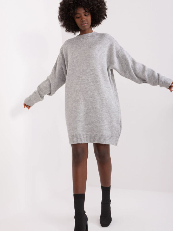 Sukienka Model LC-SK-0568.01P Grey - Rue Paris