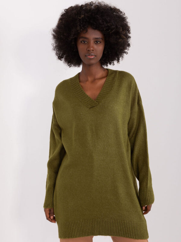 Sweter Damski Model BA-SW-0577.32X Khaki - Badu