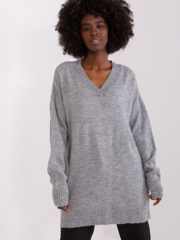 Sweter Damski Model BA-SW-0577.36X Grey - Badu