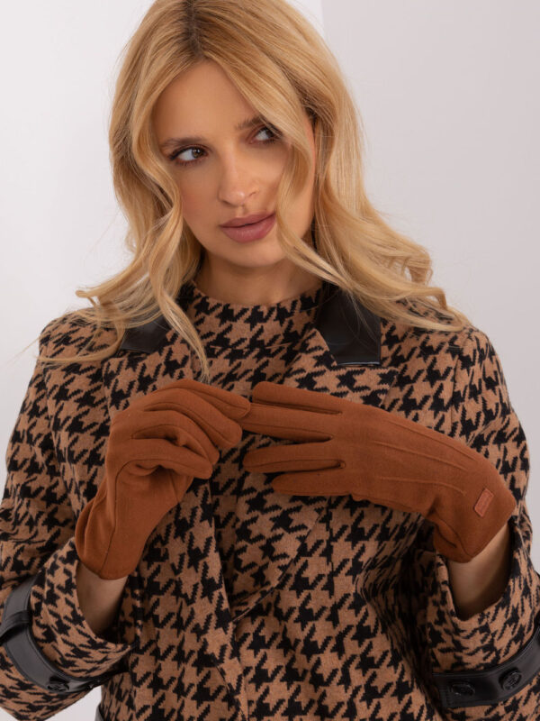Rękawiczki Model AT-RK-8502A.90 Light Brown - AT