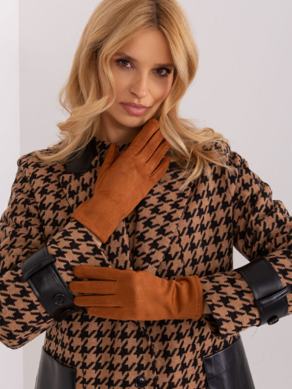 Rękawiczki Model AT-RK-2370.99 Light Brown - AT