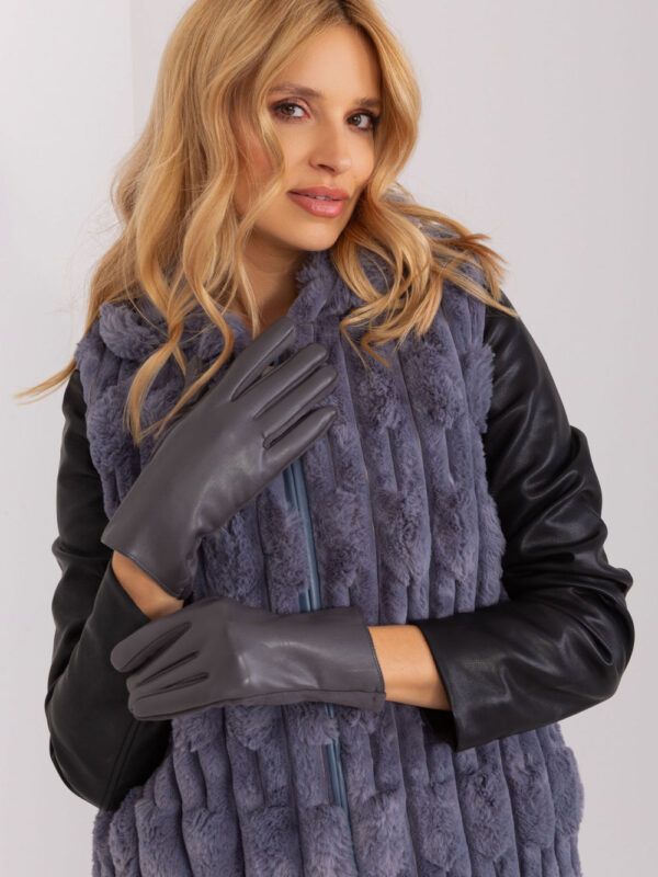 Rękawiczki Model AT-RK-239501A.16 Dark Grey - AT