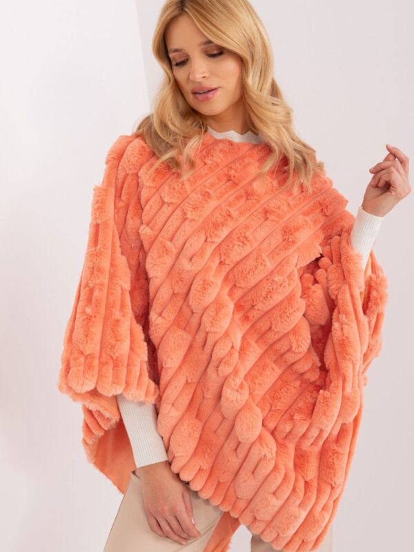 Sweter Ponczo Model AT-PN-2347.16 Orange - AT