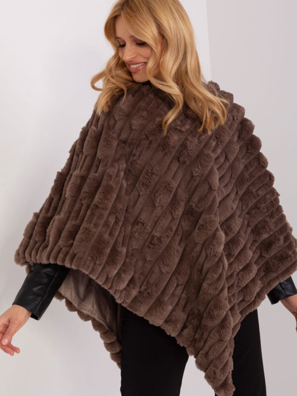 Sweter Ponczo Model AT-PN-2347.68 Brown - AT