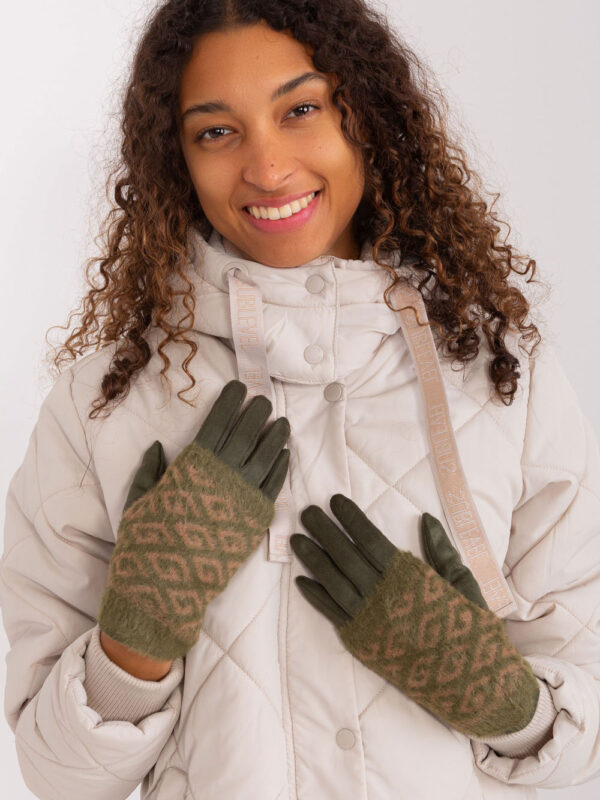 Rękawiczki Model AT-RK-2310.89 Khaki - AT