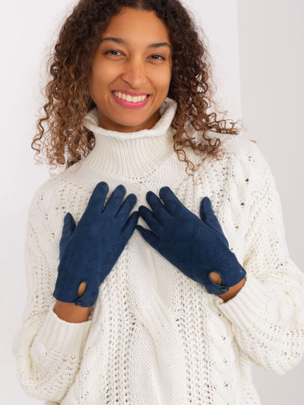Rękawiczki ModelAT-RK-239502.87 Dark Blue - AT