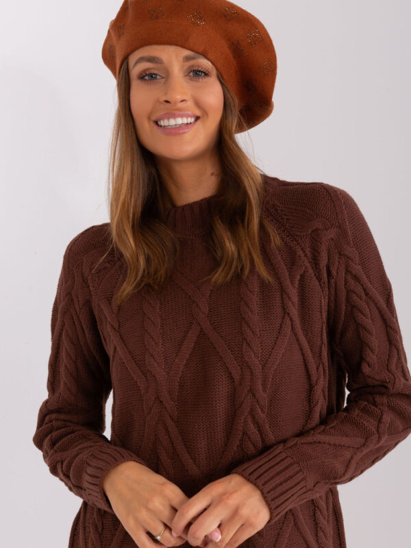 Beret Model AT-CZ-2318.26 Light Brown - AT
