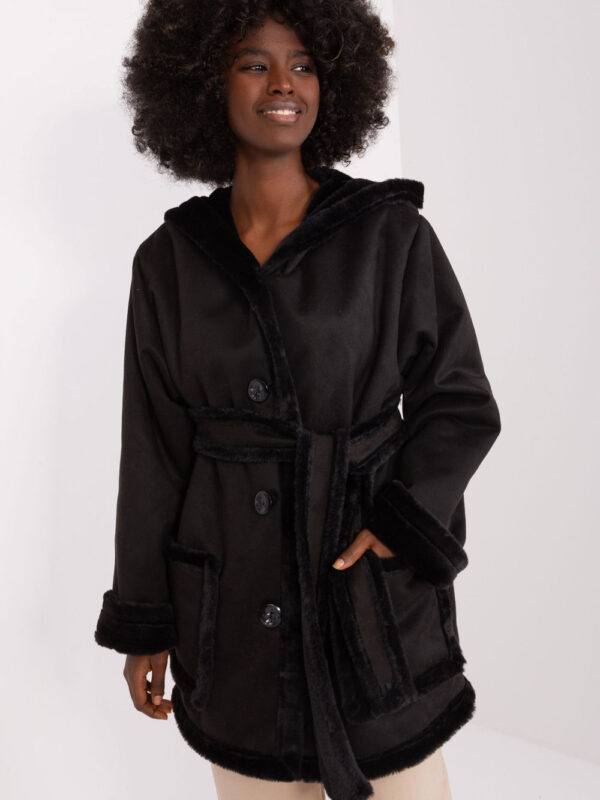 Płaszcz Damski Model LK-KR-509459.96P Black - Lakerta