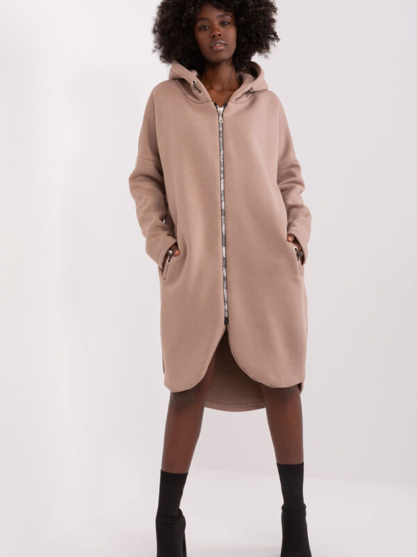 Bluza Damska Model RV-BL-4858-2.97P Dark Beige - Relevance