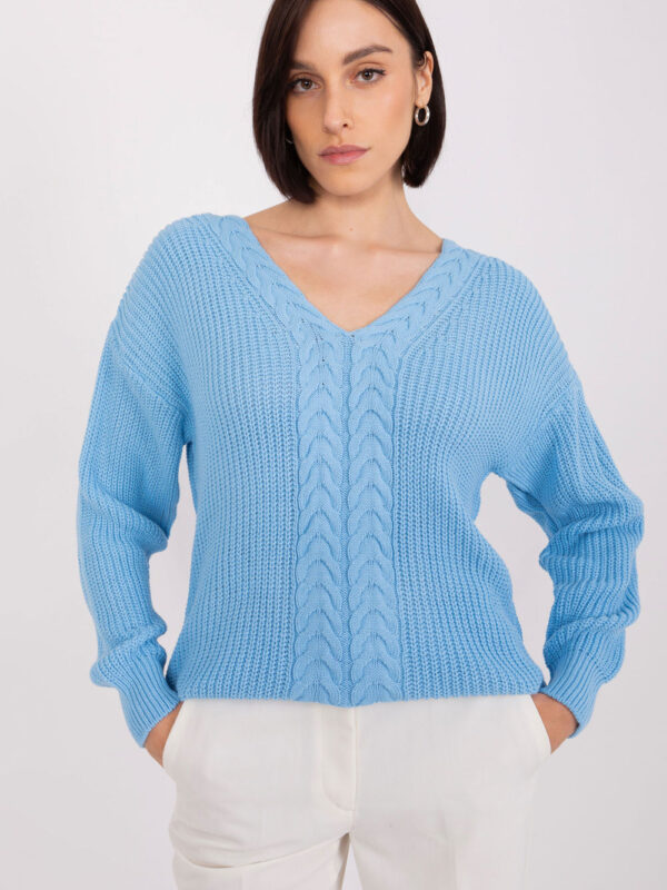 Sweter Damski Model BA-SW-8028.32 Light Blue - Badu