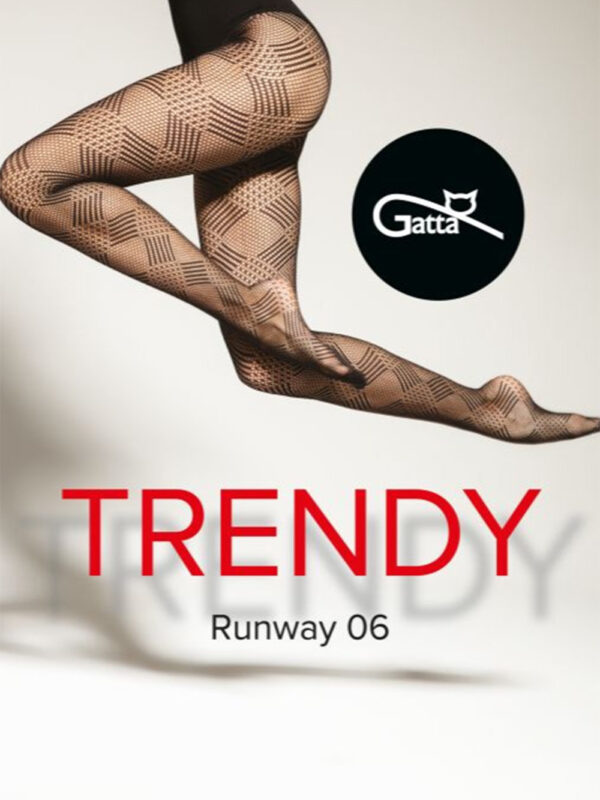 Rajstopy Model Runway 06 Nero Black - Gatta