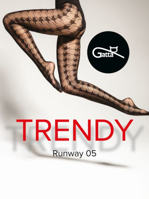 Rajstopy Model Runway 05 Nero Black - Gatta