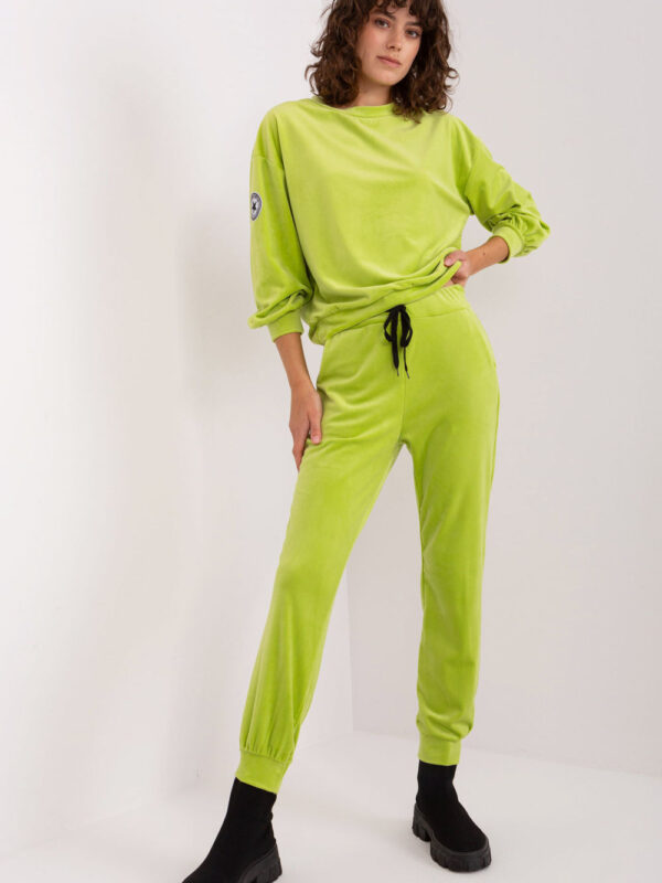 Spodnie Komplet Model DHJ-KMPL-8328.86 Limonka - Italy Moda